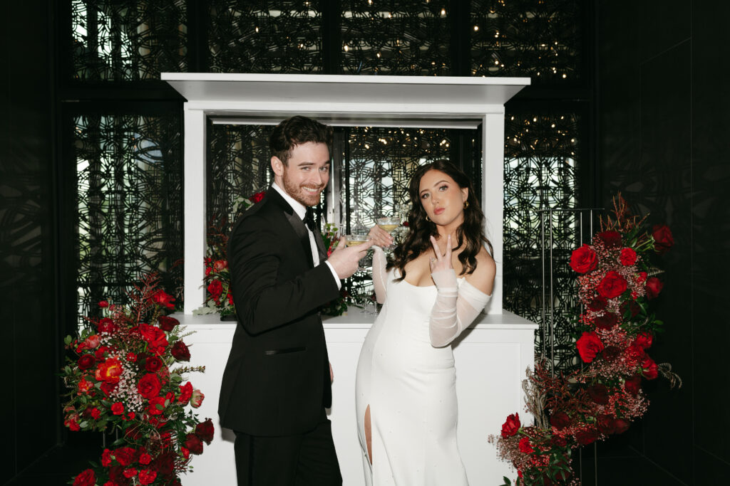 2026 wedding trend red tones at Hall of Lights Carrollton TX